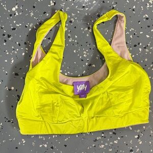 YITTY Vibrant Lime Sports Bra